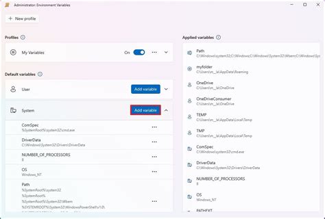 How to manage variables with PowerToys