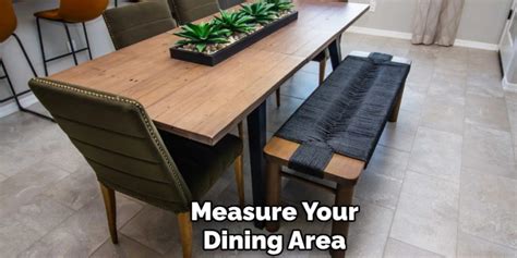 How to measure for a dining table