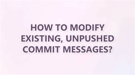 Screenshot of terminal while editing commit
