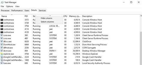 How to monitor processes being throttled on Windows 10