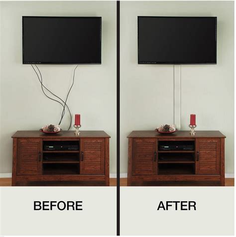 How to mount a tv on the wall and hide the cords.