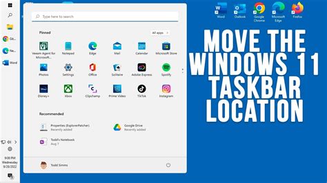 How to move your taskbar in Windows 11