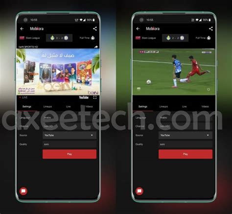How to observe alive football via MobiKora idiot box App on Android