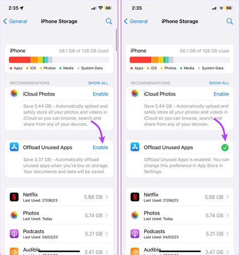 How to offload unused apps on iPhone automatically