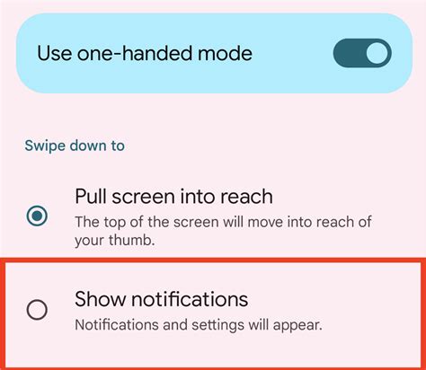 How to open Notifications with one hand on Google Pixel