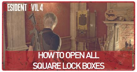 How to open Square Lock Boxes