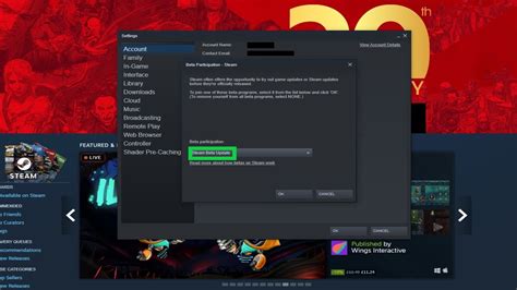 How to opt into the Steam Client Beta: sign up in three steps