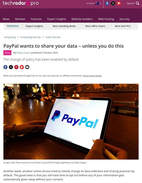 How to opt-out PayPal&rsquo;s new data sharing