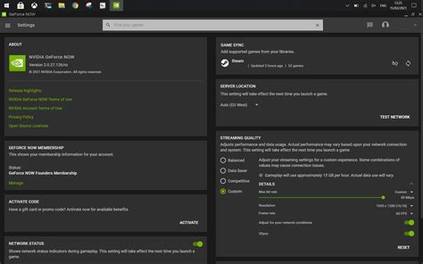 How to optimize NVIDIA GeForce Now settings in the desktop app