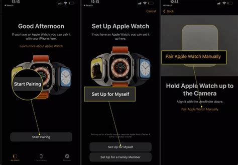 How to pair Apple Watch manually