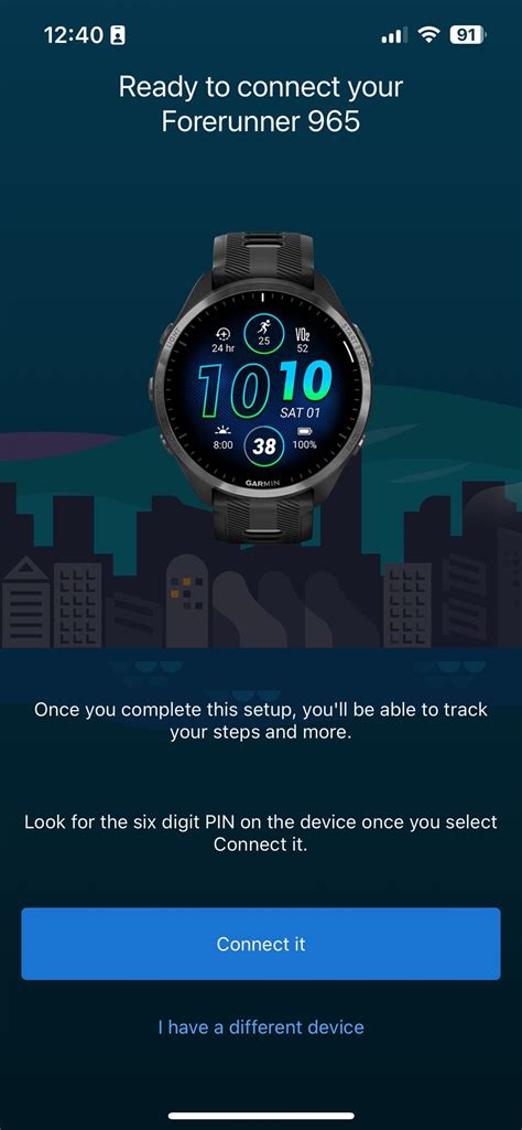 How to pair your device with Garmin Connect