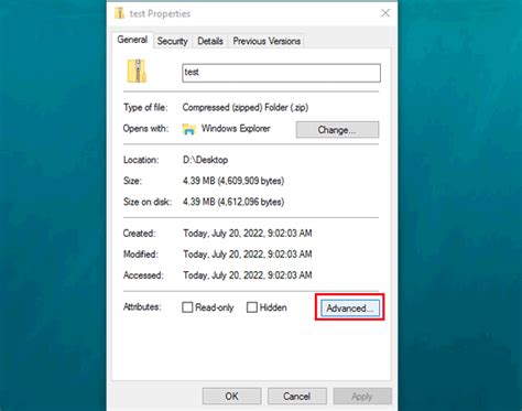 How to password protect a compressed folder in Windows 10