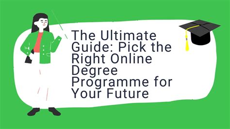How to pick out the Right Degree Programme