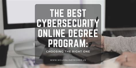 How to pickaxe the Best Cybersecurity Degree Program Online