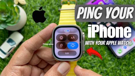 How to ping iPhone from Apple Watch