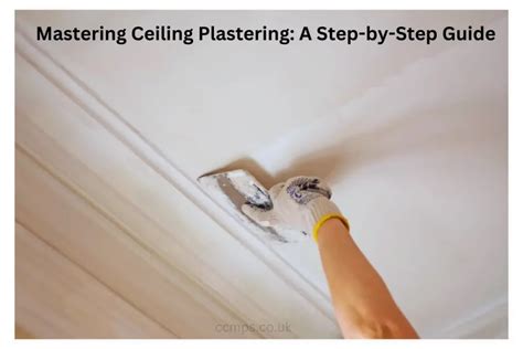 How to plaster a ceiling