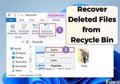 How to recoup Lost Files on microcomputer in Windows 10