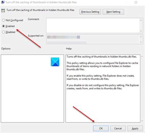 How to remove Thumbs folder from Windows 10 desktop