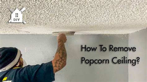 How to remove a textured ceiling
