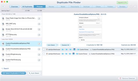 How to remove duplicates on Mac using Duplicate File Finder