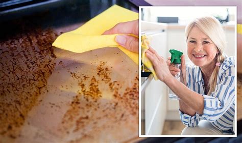 How to remove stubborn dirt from an oven