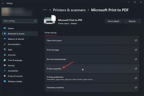 How to rename printer using Settings