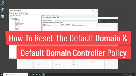 How to repair corrupt Default Domain Policy