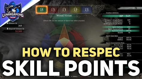 How to respec and change appearance in Wo Long