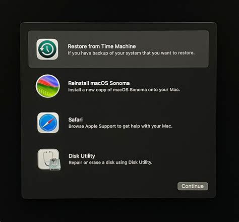 How to restore Mac from a Time Machine backup