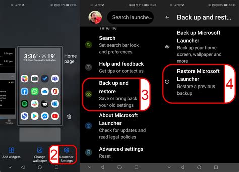 How to restore Microsoft Launcher
