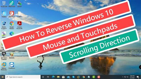 How to reverse mouse scrolling direction on Windows 10