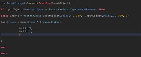 How to rotate camera WITHOUT changing it\'s position - Scripting 