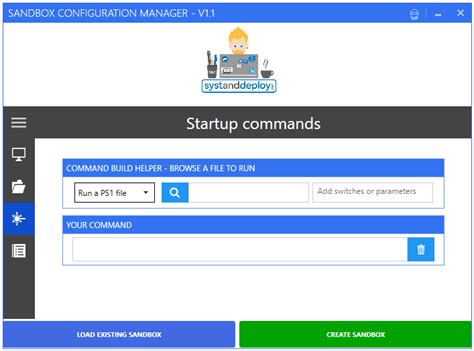 How to run startup commands on Windows Sandbox