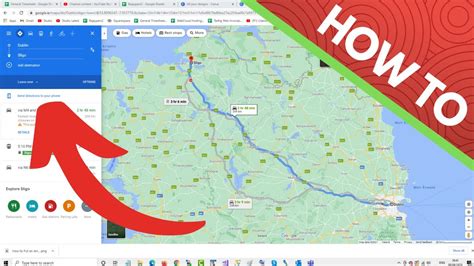 How to save a route in Google Maps