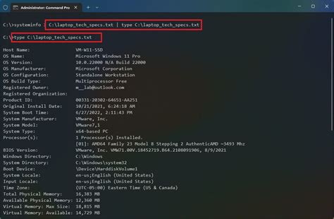 How to save command output to file using Command Prompt