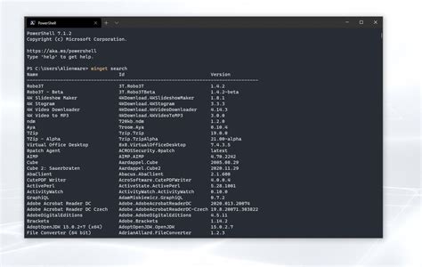 How to search Windows Package Manager for apps in PowerShell