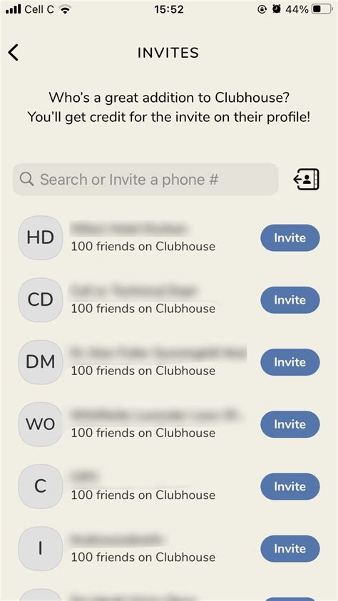 How to send the Clubhouse invite