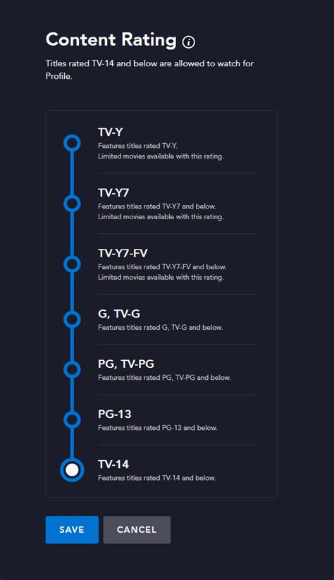 How to set the content rating on Disney Plus
