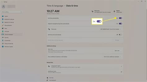 How to set time automatically on Windows 11