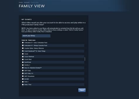 How to set up Steam Family View