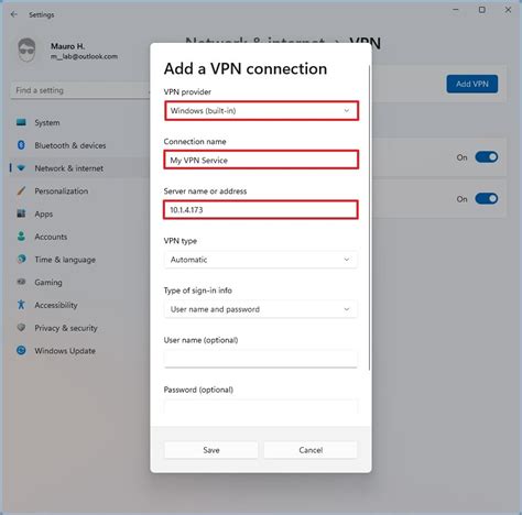 How to set up a VPN connection on Windows 11