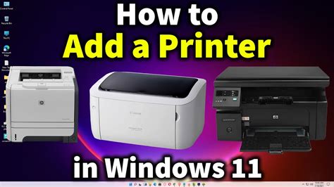 How to set up a printer manually on Windows 11