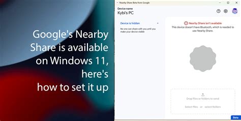 How to share files from Windows 11 to Android with Google Nearby Share