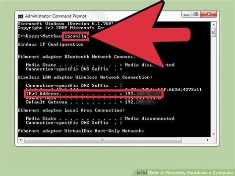 How to shut down PC remotely with command