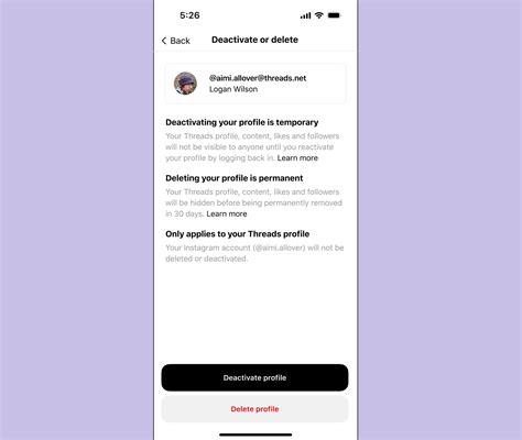 How to sort of delete Threads without deleting your Instagram