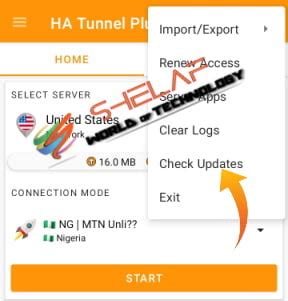 How to spark MTN Unlimited Free Browsing Cheat Using HA Tunnel Plus VPN