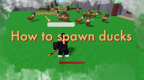 How to spawn duck in roblox bedwars(command) - YouTube