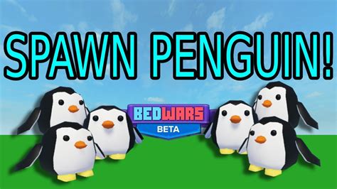 How to spawn penguins in Roblox Bedwars! - YouTube
