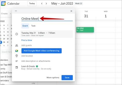 How to start or schedule a meeting in Google Meet from the web