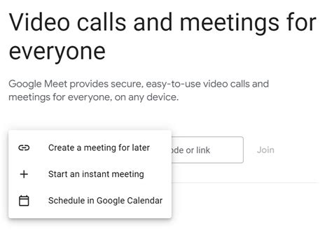How to start or schedule a meeting in Google Meet from your phone/tablet